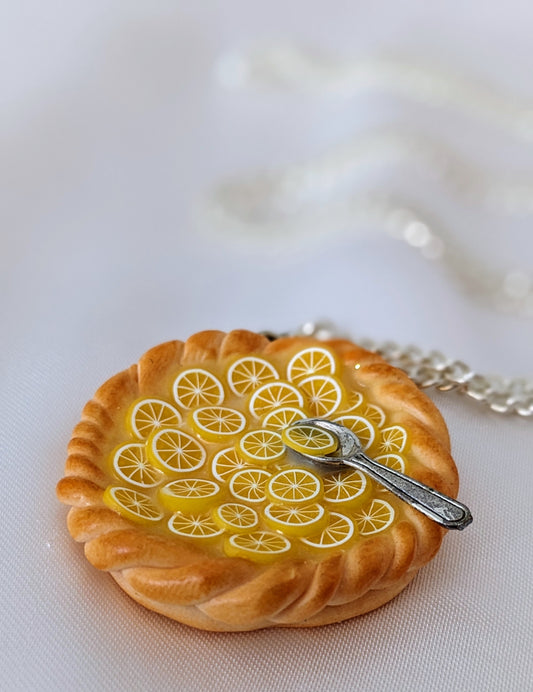 COLLIER TARTE AU CITRON