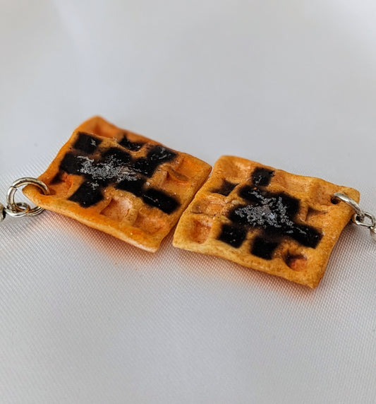 BOUCLES D'OREILLES GAUFRE
