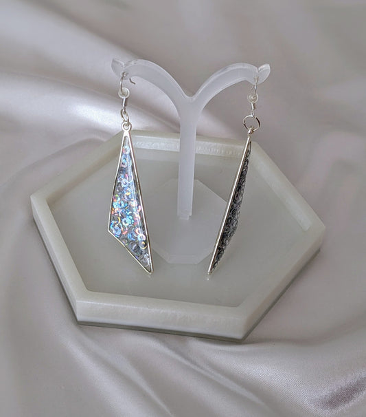 BOUCLES D'OREILLES HOLOGRAPHIQUE