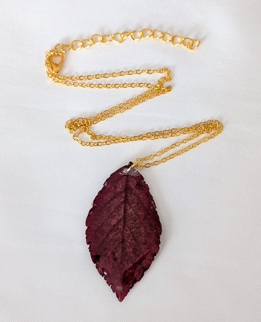 COLLIER FEUILLE