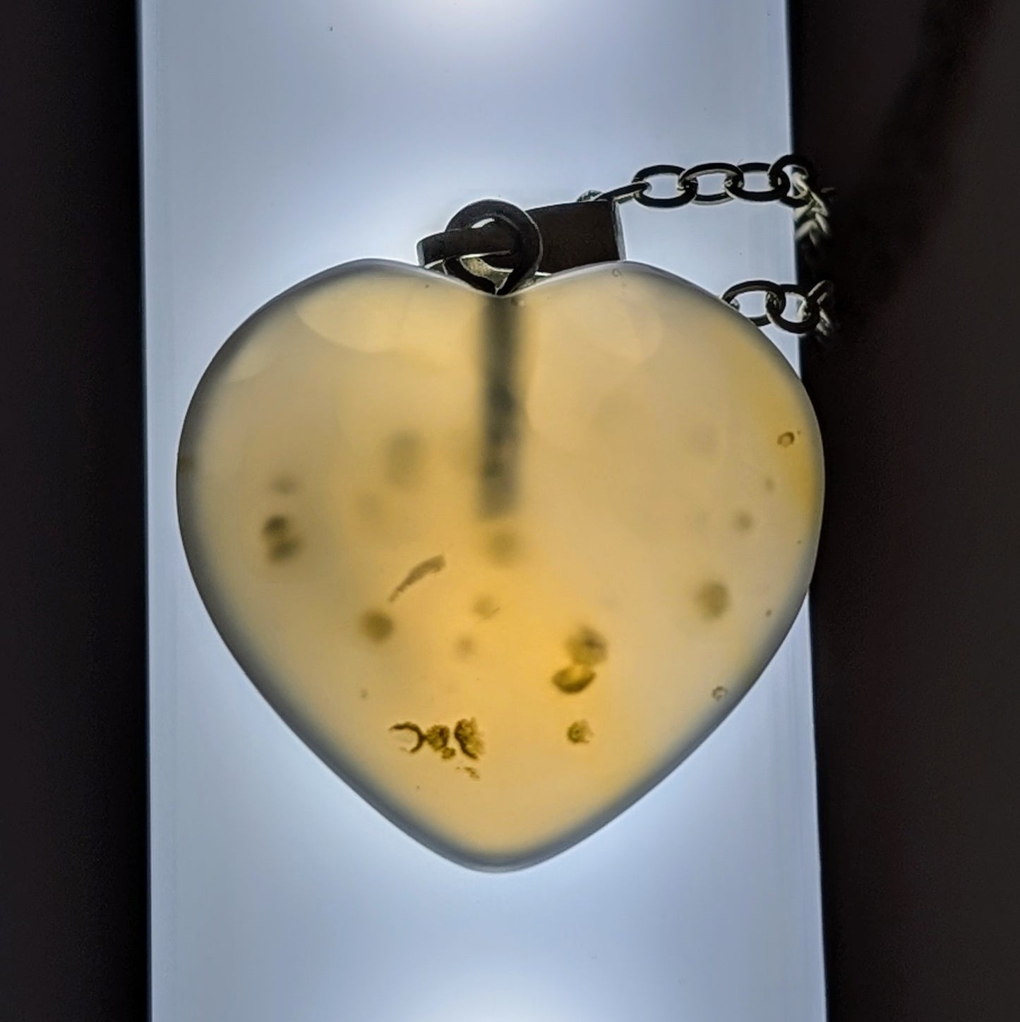 Collier Agate Grise