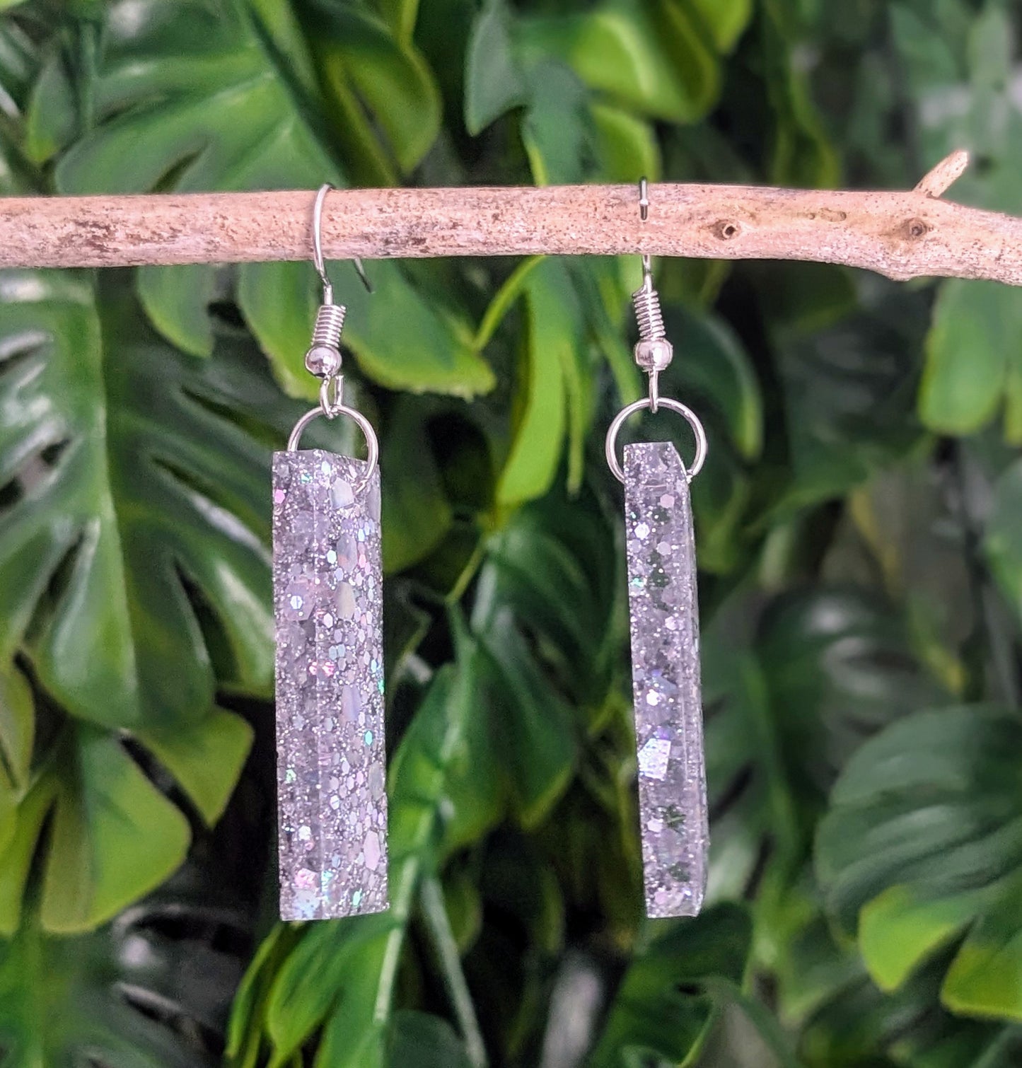 Boucles D'oreilles Holographique 4cm