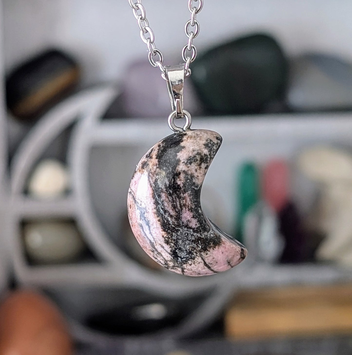 Collier Rhodonite