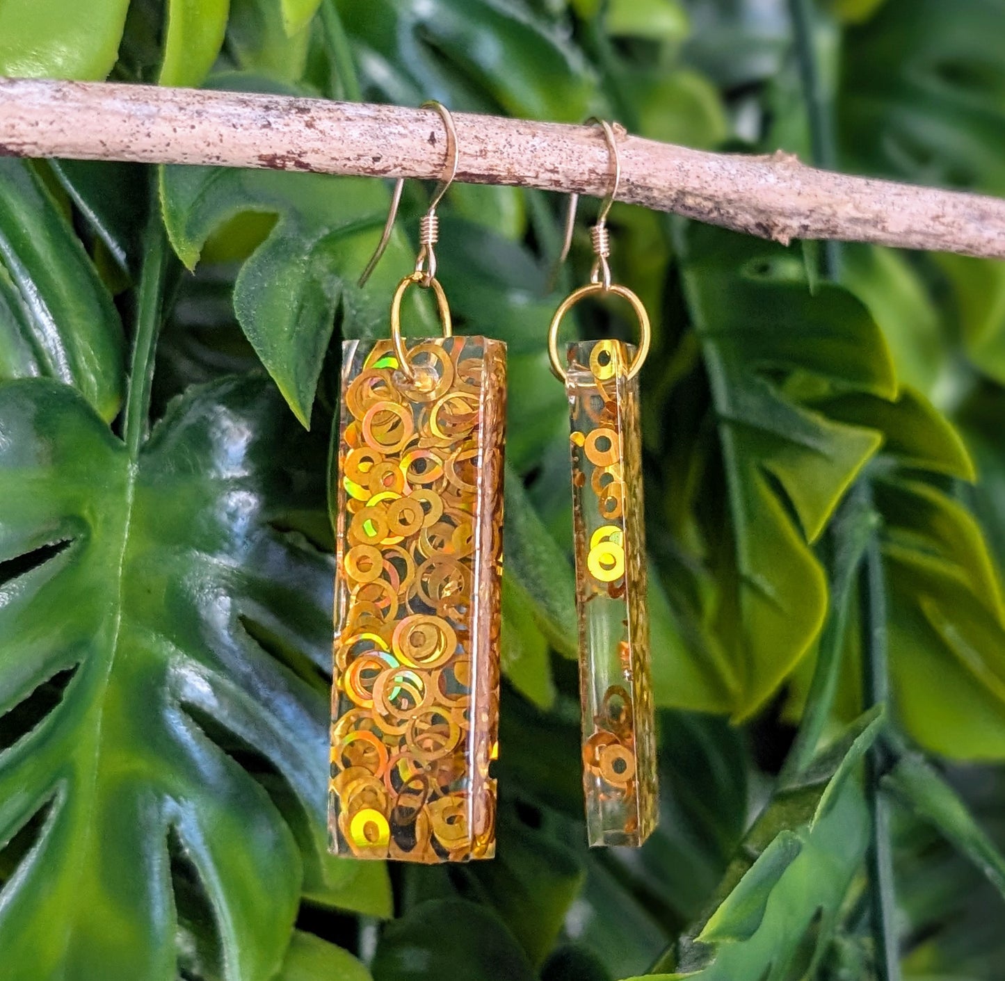 Boucles D'oreilles Doré 4cm