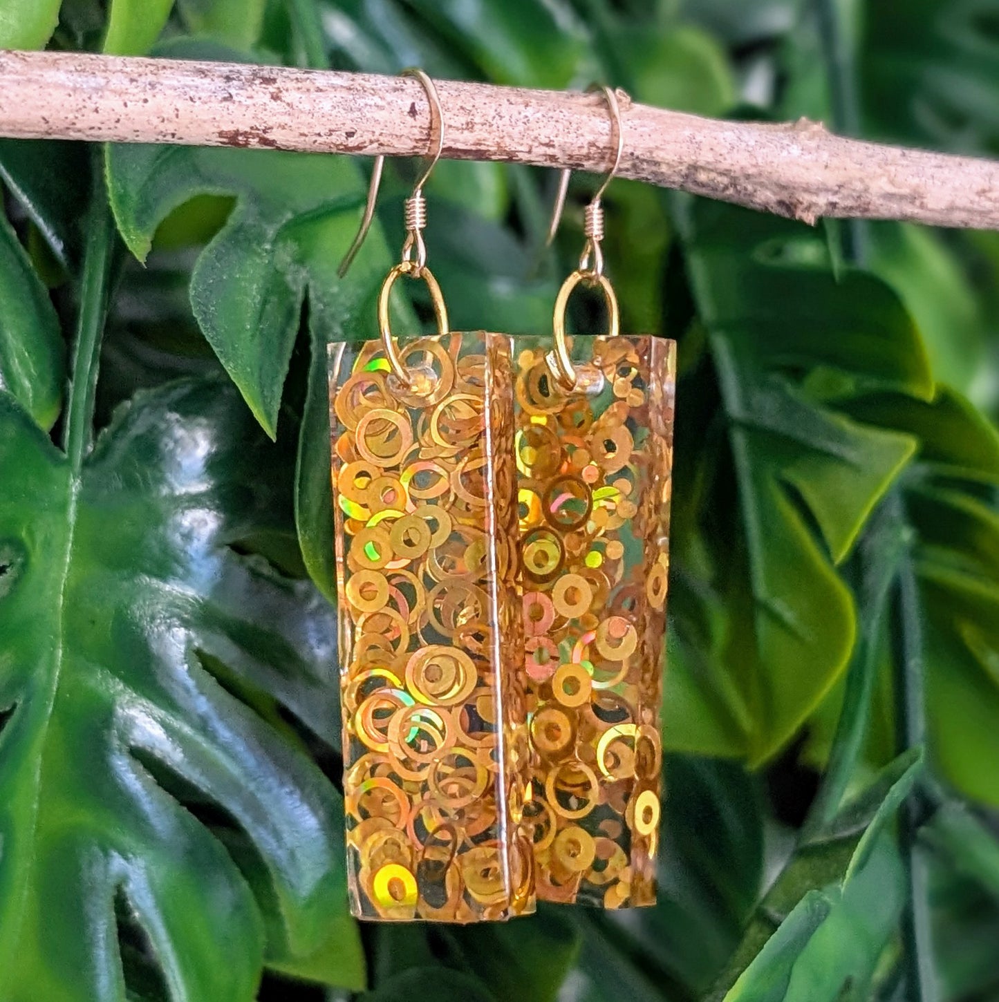 Boucles D'oreilles Doré 4cm