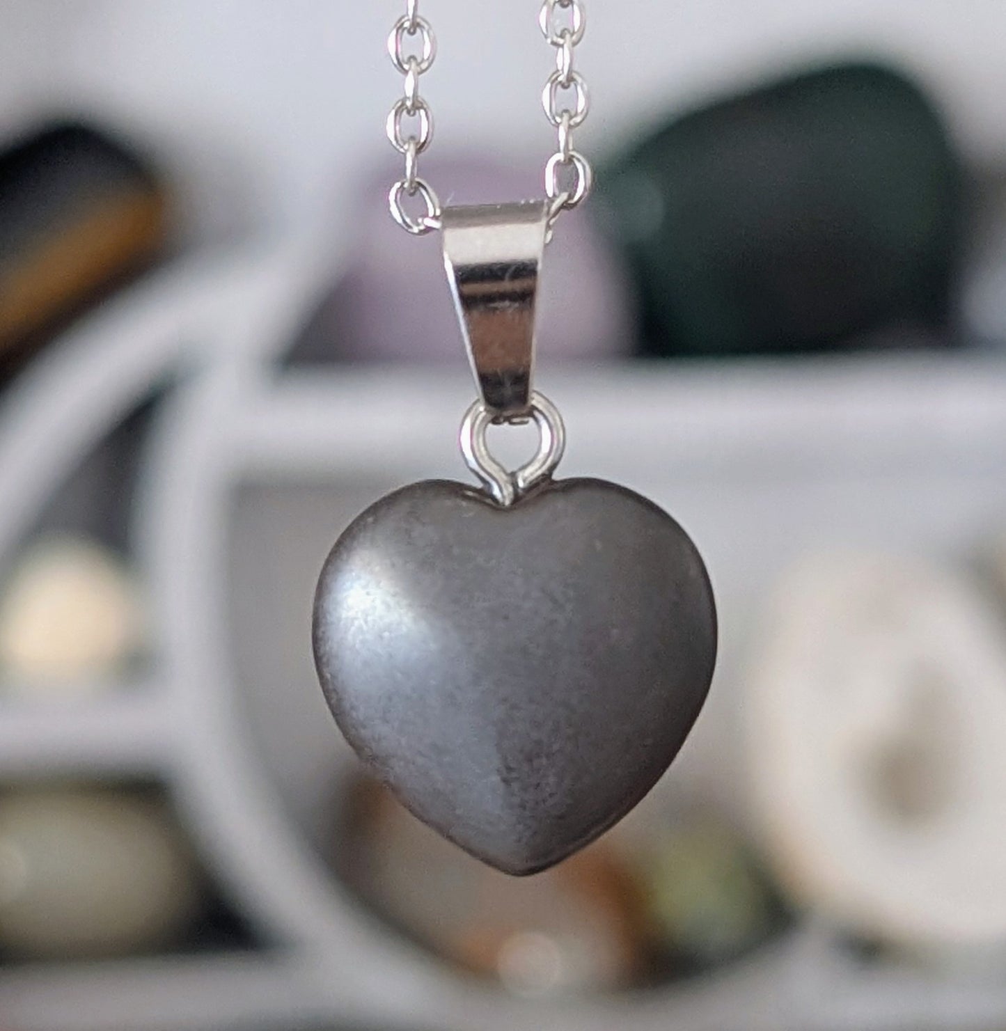 Collier Mini Hématite Mate