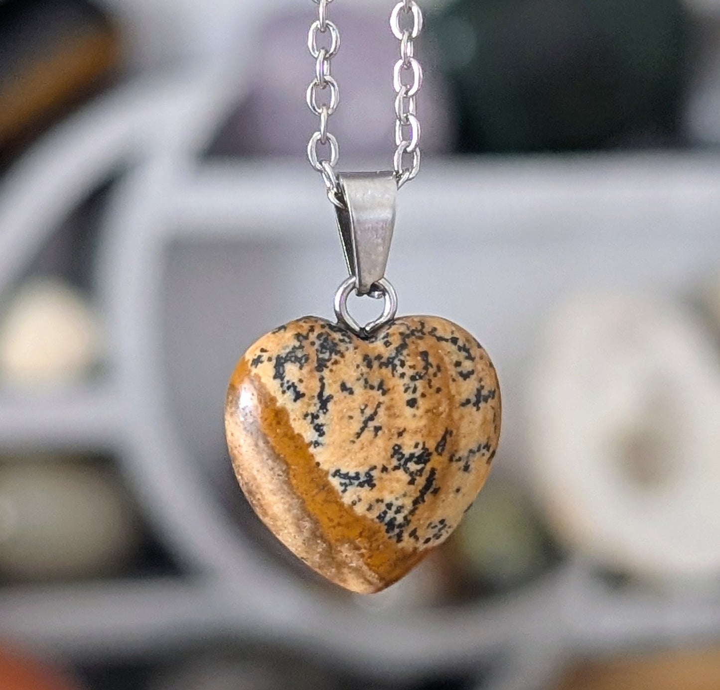 Collier Mini Jaspe Paysage