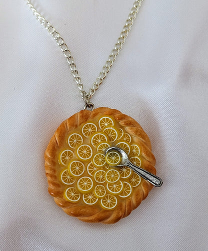 Collier tarte au citron