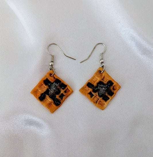 Boucles D'oreilles Gaufre