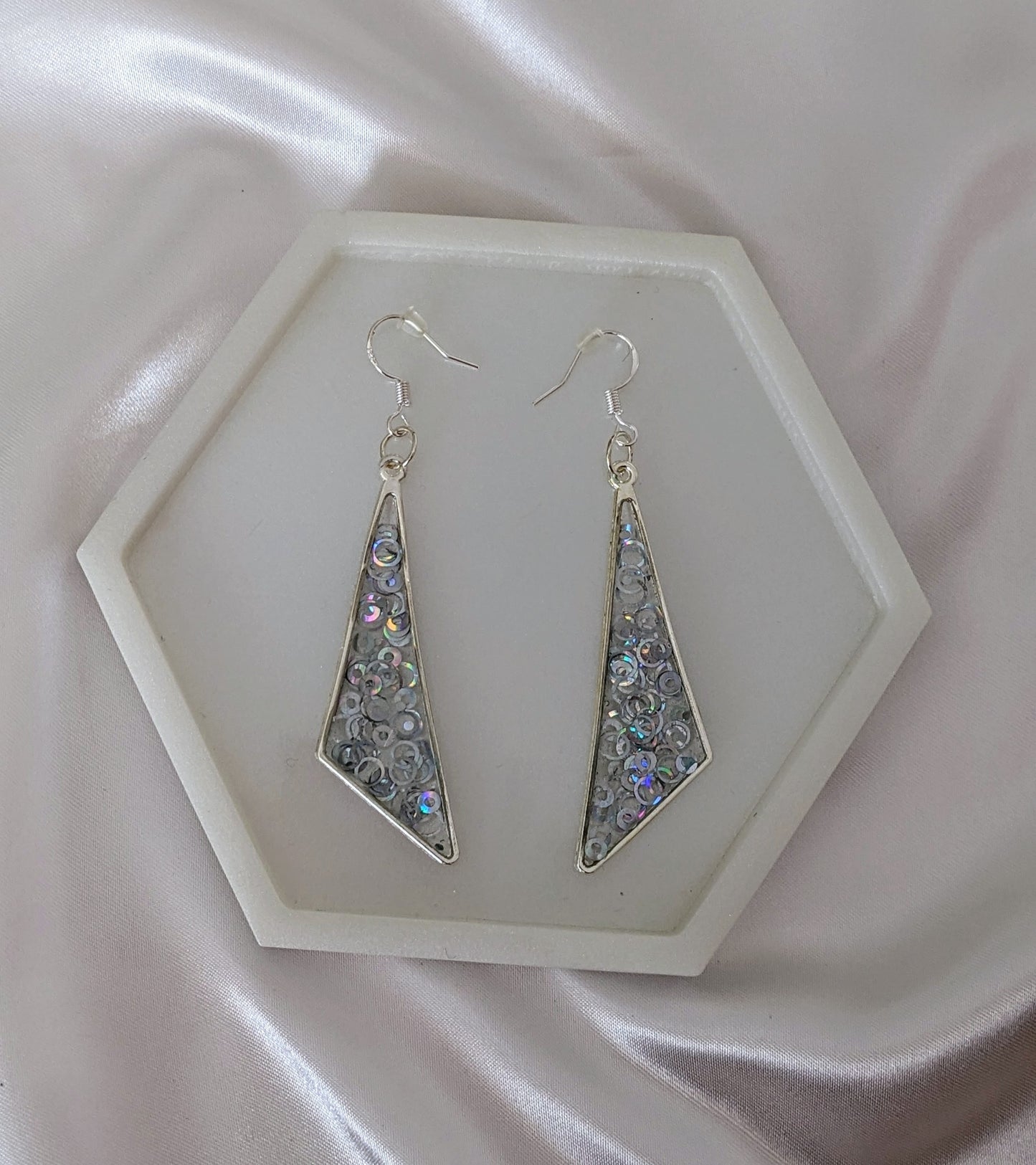 Boucles d'oreilles Holographique