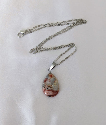 Collier Agate Crazy lace