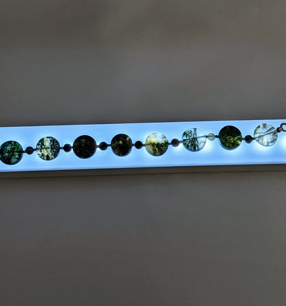 Bracelet Labradorite et Agate Mousse