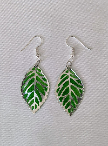 Boucles d'oreilles Feuilles