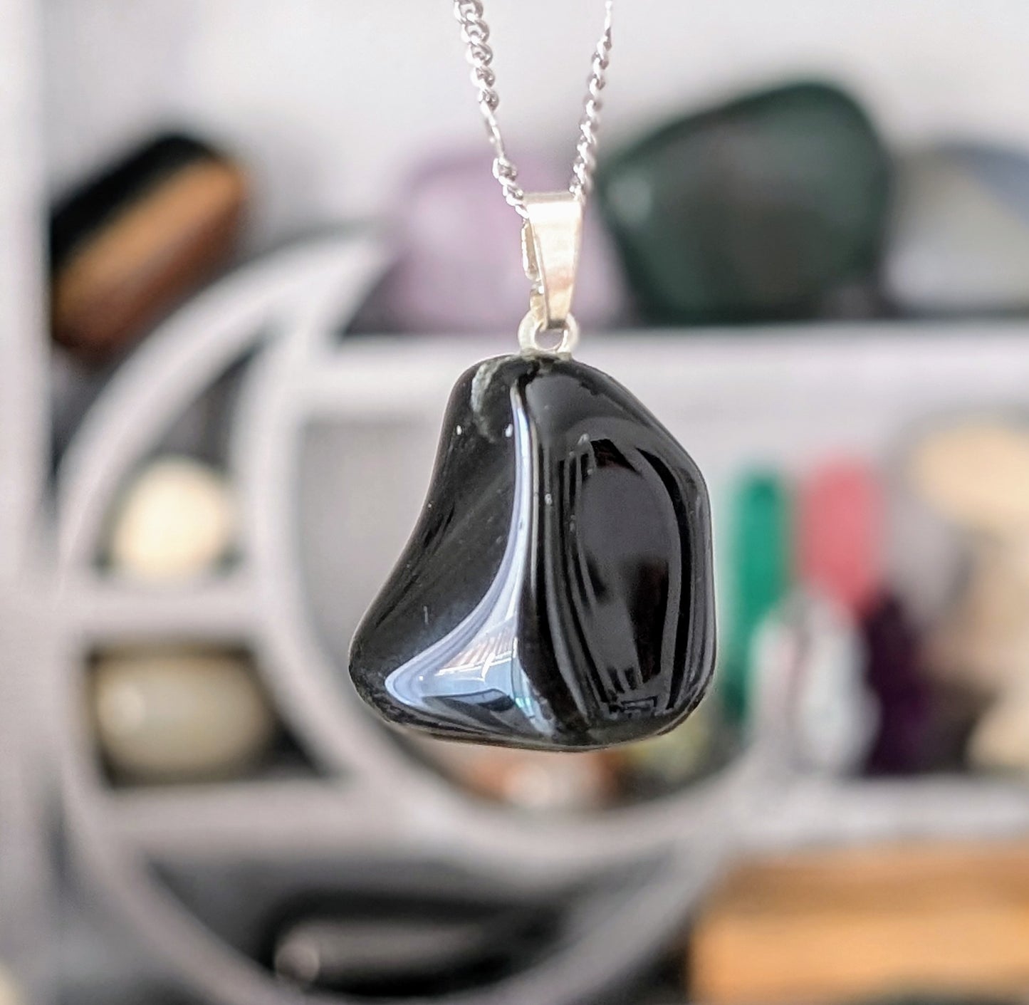 Collier Obsidienne œil Céleste