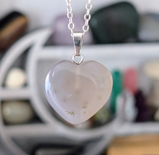 Collier Agate Grise