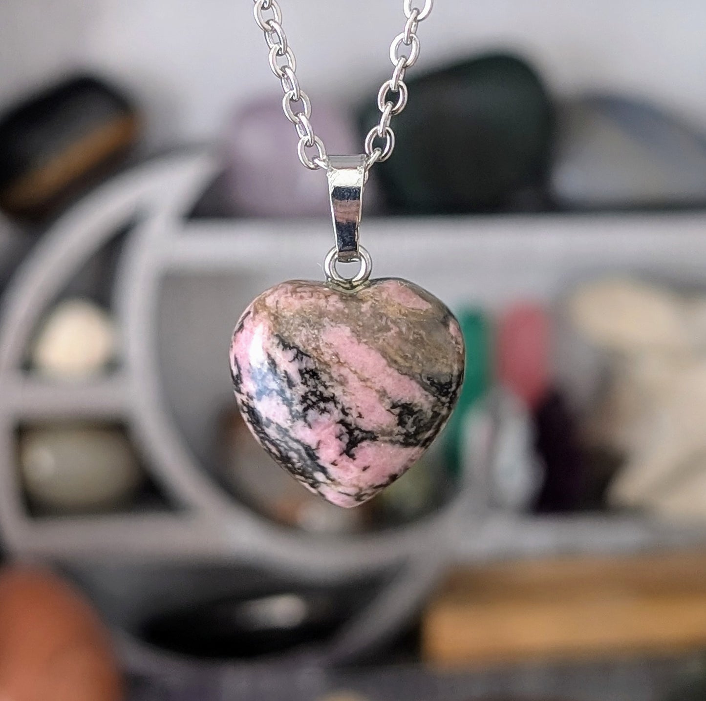 Collier Rhodonite