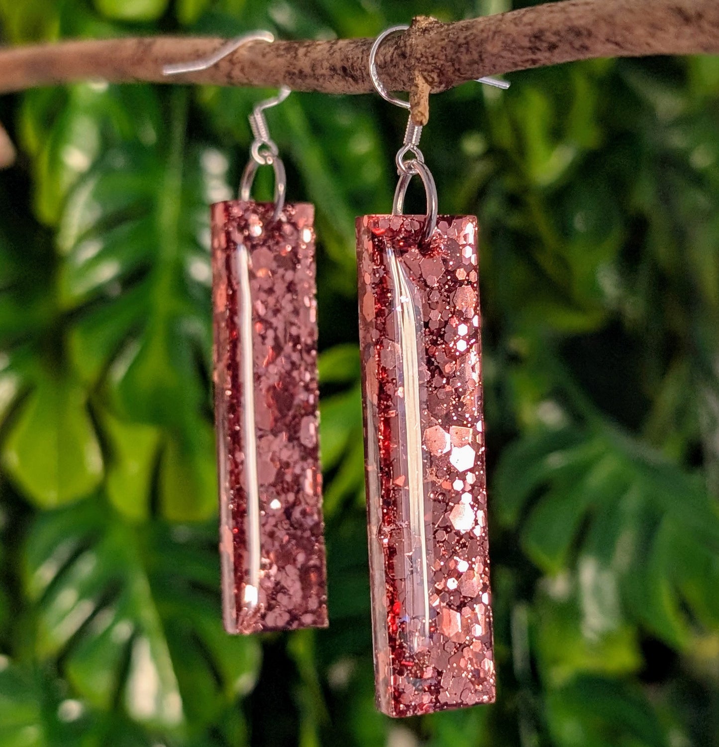 Boucles D'oreilles Rose Gold 5cm