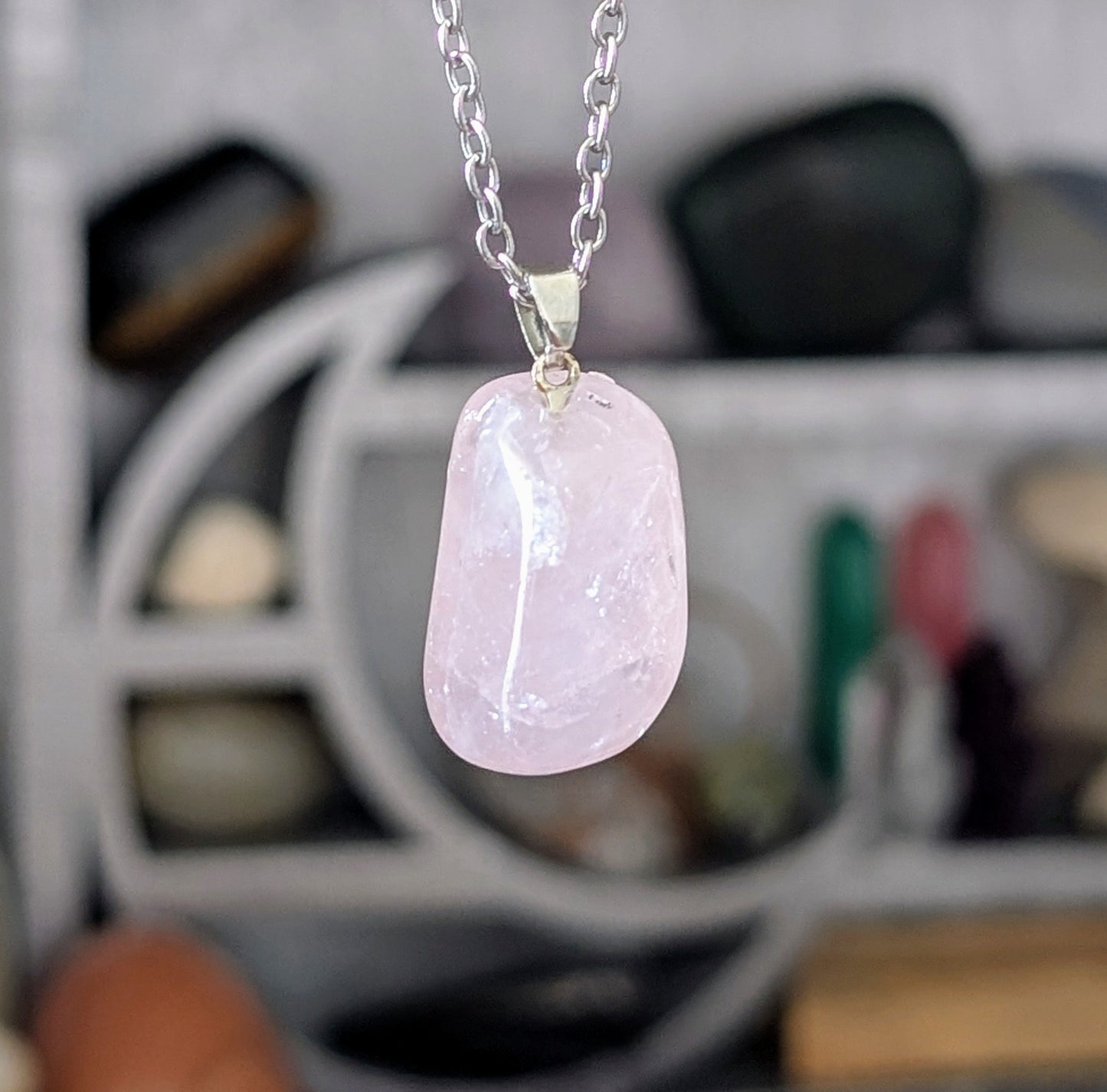 Collier Quartz Rose