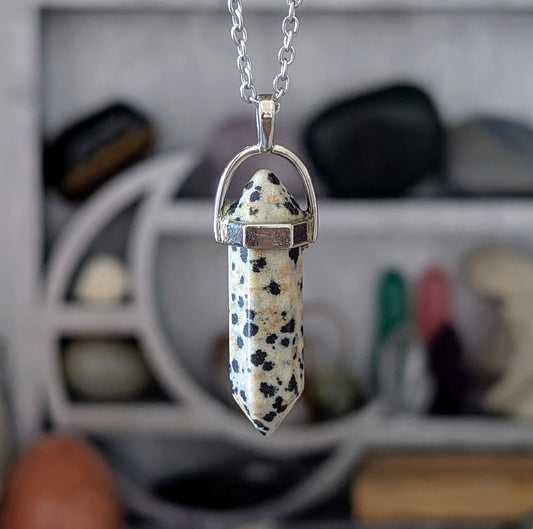 Collier Jaspe Dalmatien