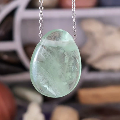 COLLIER FLUORINE VERTE