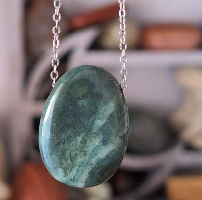 COLLIER AGATE INDIENNE