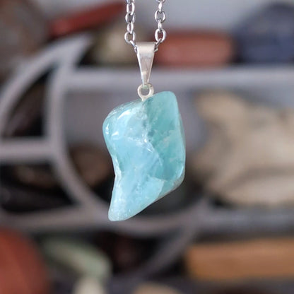 COLLIER AIGUE-MARINE