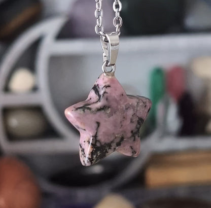 Collier Rhodonite