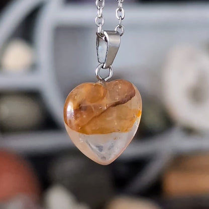 Collier Mini Quartz Ferrugineux