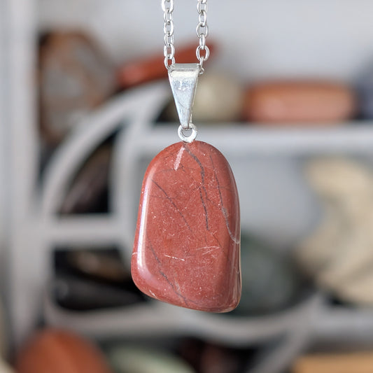 COLLIER JASPE BRESCHIA