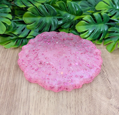Sous-Verre Rose Nacré