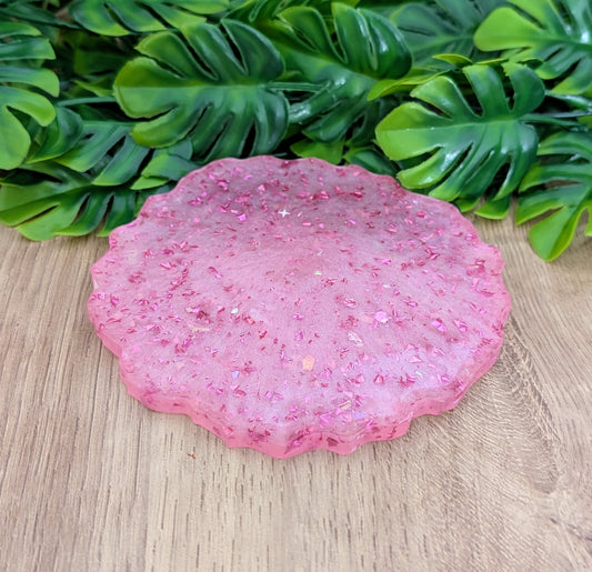 Sous-Verre Rose Nacré