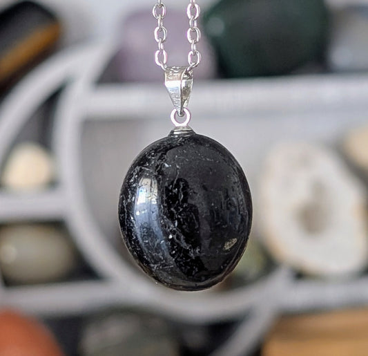 Collier Tourmaline Noire