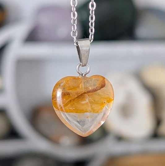 Collier Mini Quartz Ferrugineux