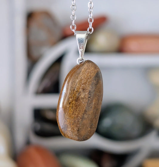 COLLIER BRONZITE