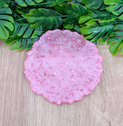 Sous-Verre Rose Nacré