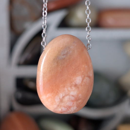 COLLIER AVENTURINE PÊCHE